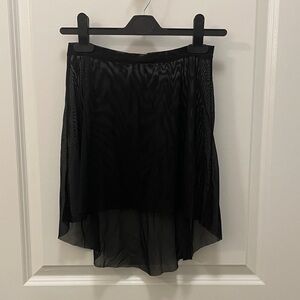 Eleve mesh skirt black size S